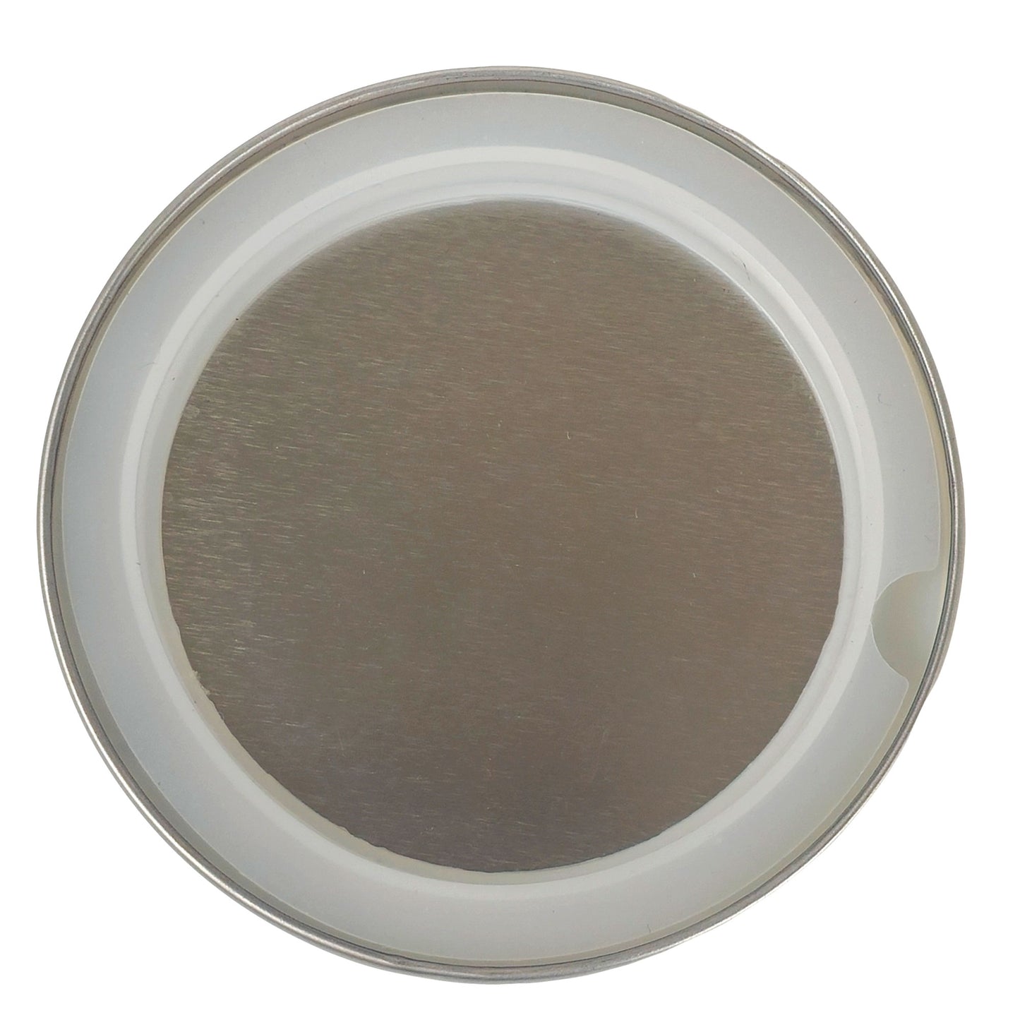 Tapa de Aluminio M para vasos de velas - Plata