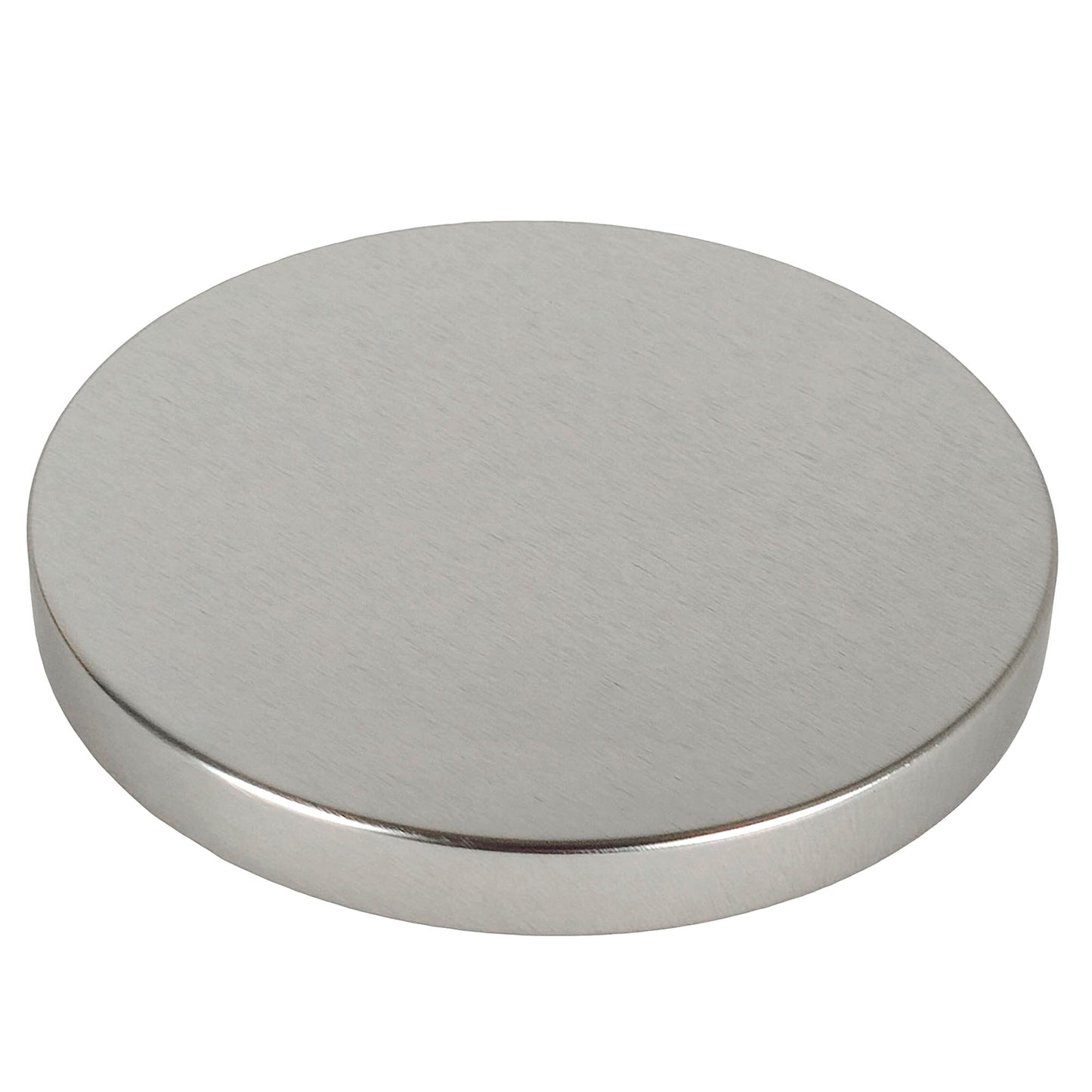Tapa de Aluminio M para vasos de velas - Plata