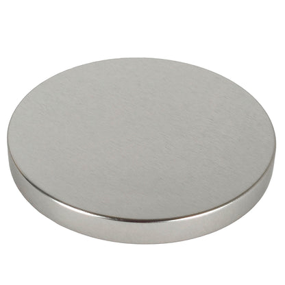Tapa de Aluminio M para vasos de velas - Plata