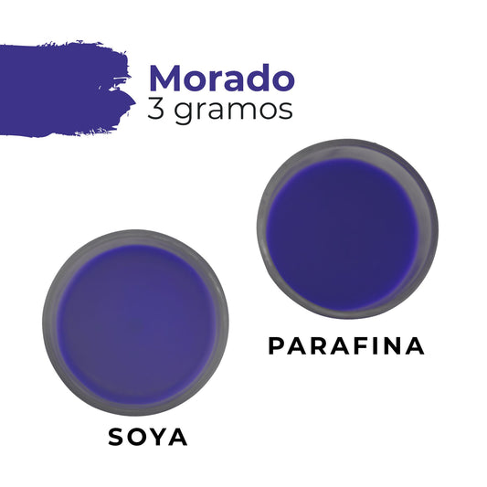 Colorante Sólido para Velas - Tinte en Escamas de Alta Concentración – Color: Azul Índigo (Tono Morado)