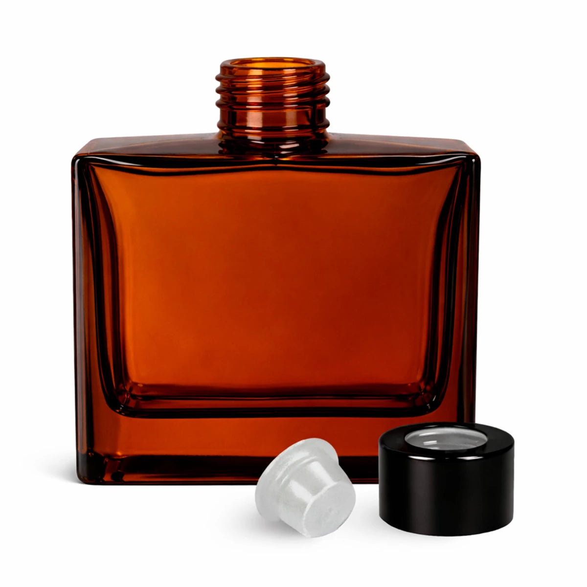 200ml Ravena - Frasco para Difusor de Vidrio - Botella Difusor de Varillas - Ámbar Transparente - Candle Craft