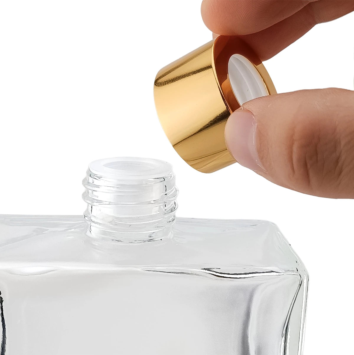 200ml Ravena - Frasco para Difusor de Vidrio - Botella Difusor de Varillas - Cristal Transparente - Candle Craft