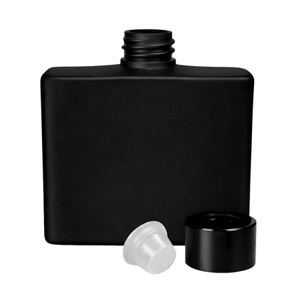 200ml Ravena - Frasco para Difusor de Vidrio - Botella Difusor de Varillas - Negro Mate - Candle Craft