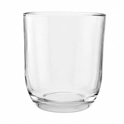 200ml - Valencia Vaso de Vidrio para Velas con Base Redondo - Frasco Cristal Transparente - Candle Craft