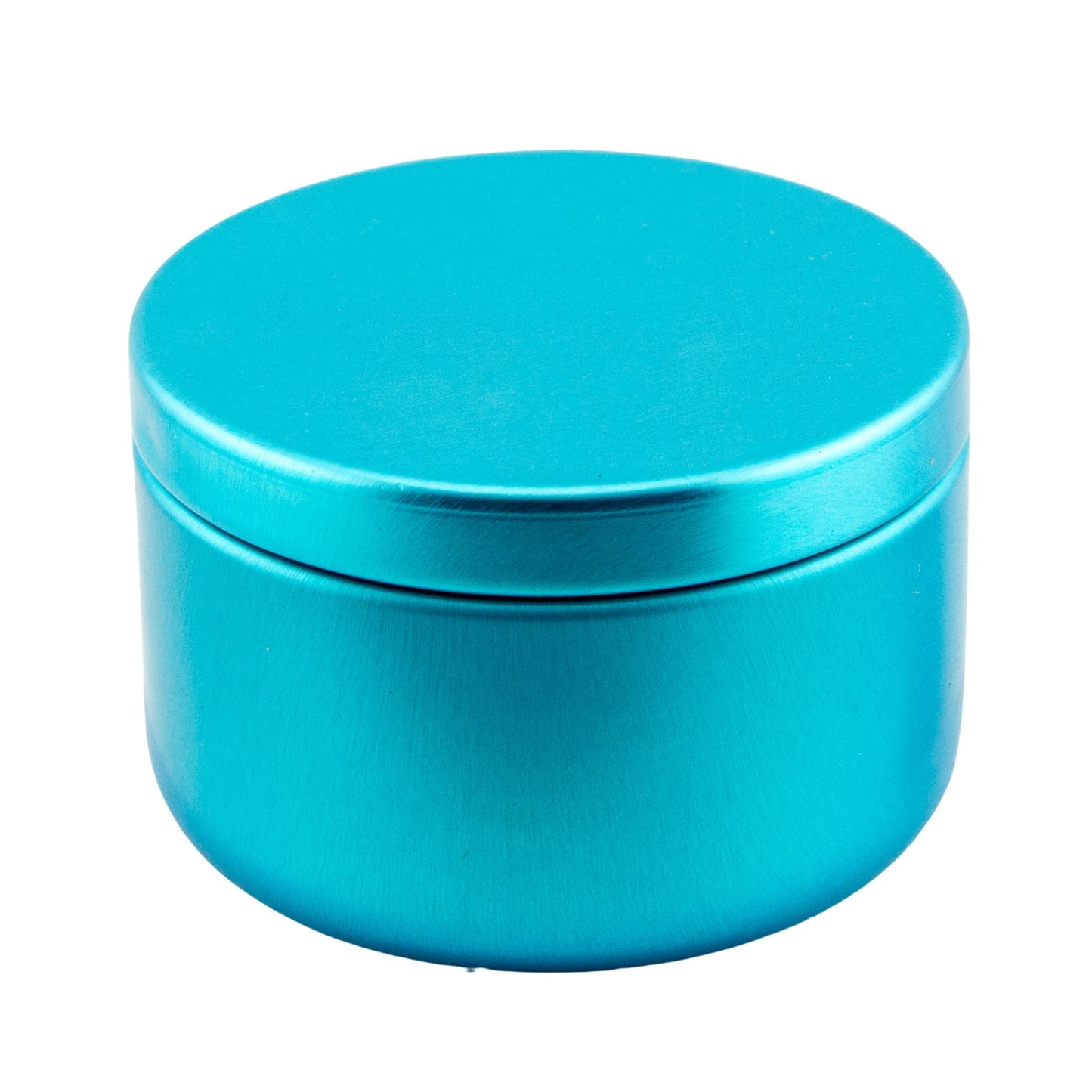 65ml - Tokio Lata de Aluminio Redondo para Velas - Azul Claro