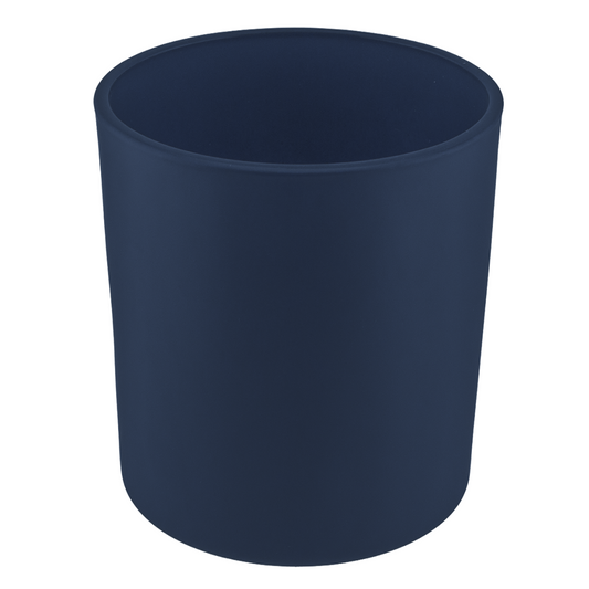 210ml - Mónaco Vaso de vidrio para velas - Gris Carbón Mate