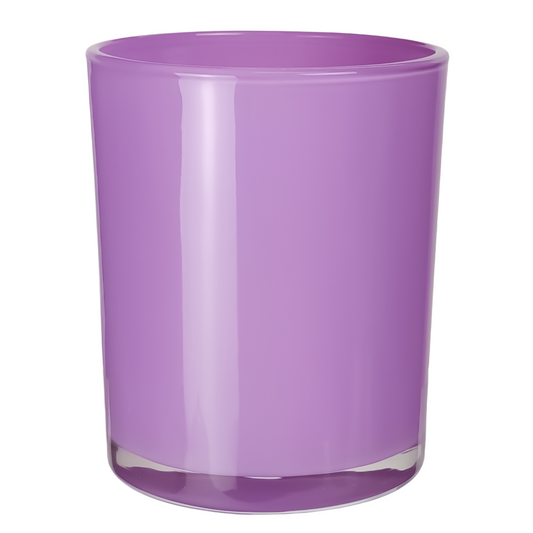 210ml - Mónaco Vaso de vidrio para velas - Morado Brillante