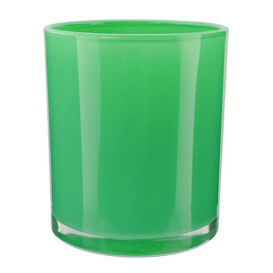 210ml - Mónaco Vaso de vidrio para velas - Verde Brillante