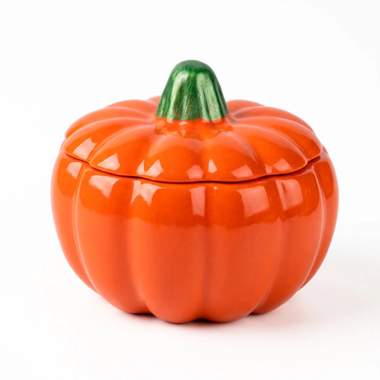 210ml - Colección Hechizo - Calabaza de Cerámica para Velas - Frasco Naranja / Verde (Edición Especial de Halloween) - Candle Craft