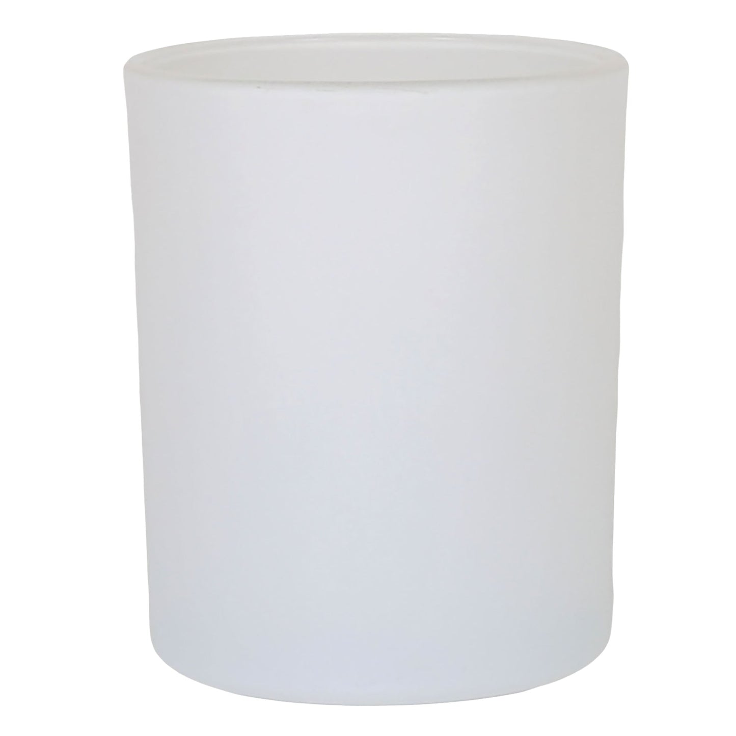 210ml - Mónaco Vaso de vidrio para velas - Blanco Mate - Candle Craft