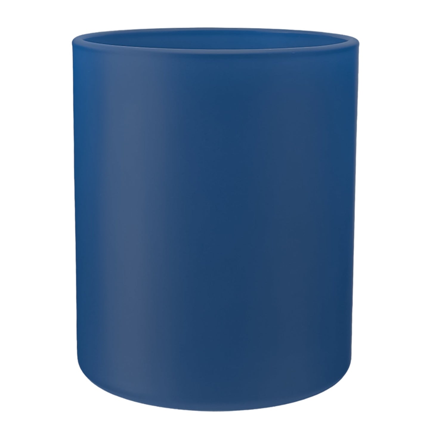 210ml - Mónaco Vaso de vidrio para velas - Frasco Azul Nocturno - Mate - Candle Craft
