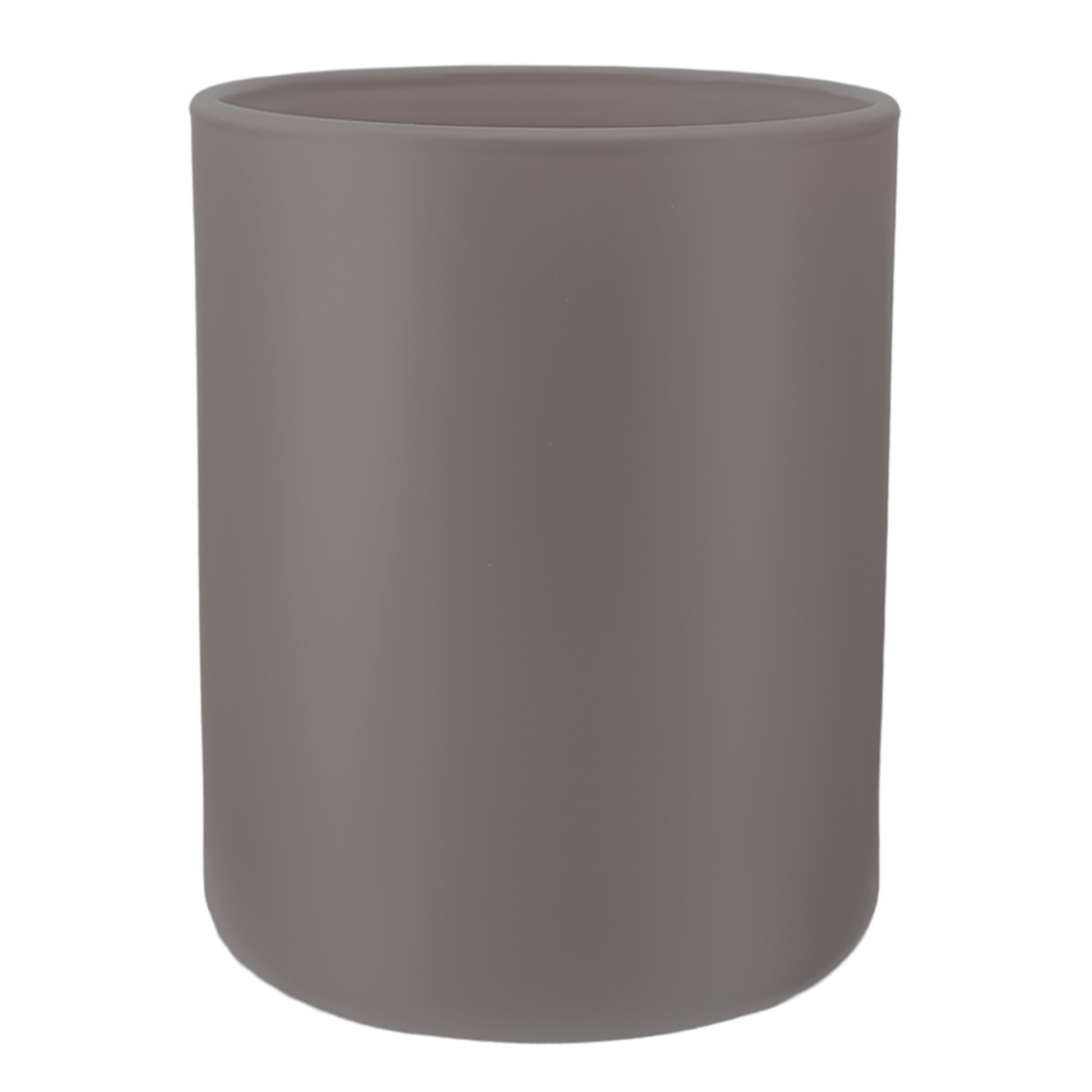 210ml - Mónaco Vaso de vidrio para velas - Frasco Gris - Mate - Candle Craft