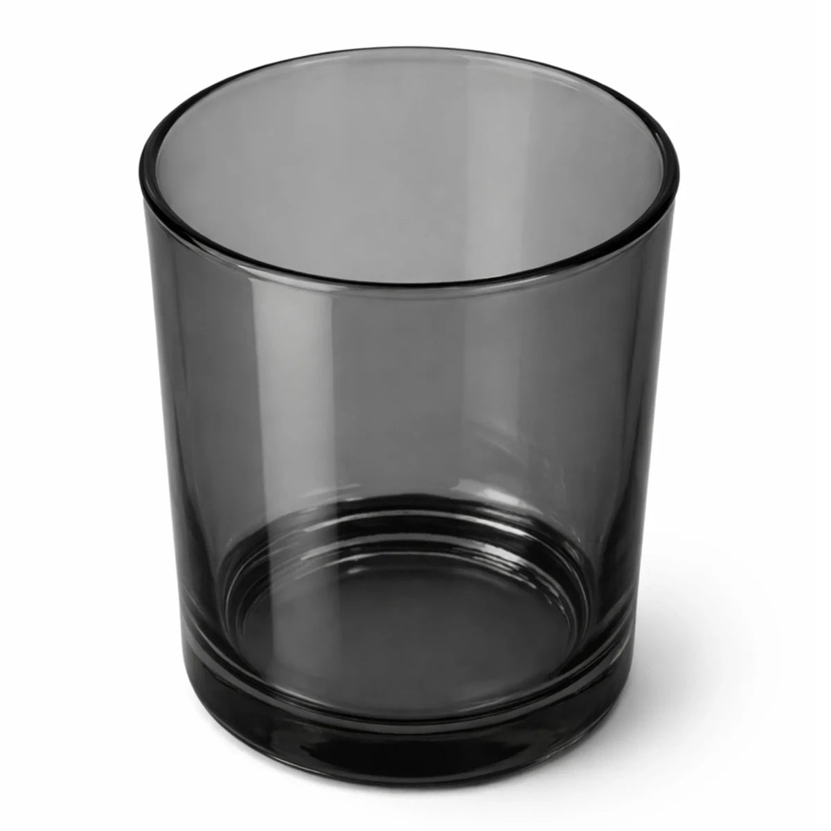 210ml - Mónaco Vaso de vidrio para velas - Frasco Gris Transparente - Candle Craft