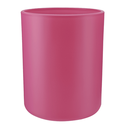 210ml - Mónaco Vaso de vidrio para velas - Frasco Rosa Flamingo Fuerte - Mate - Candle Craft