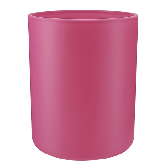 210ml - Mónaco Vaso de vidrio para velas - Frasco Rosa Flamingo Fuerte - Mate - Candle Craft