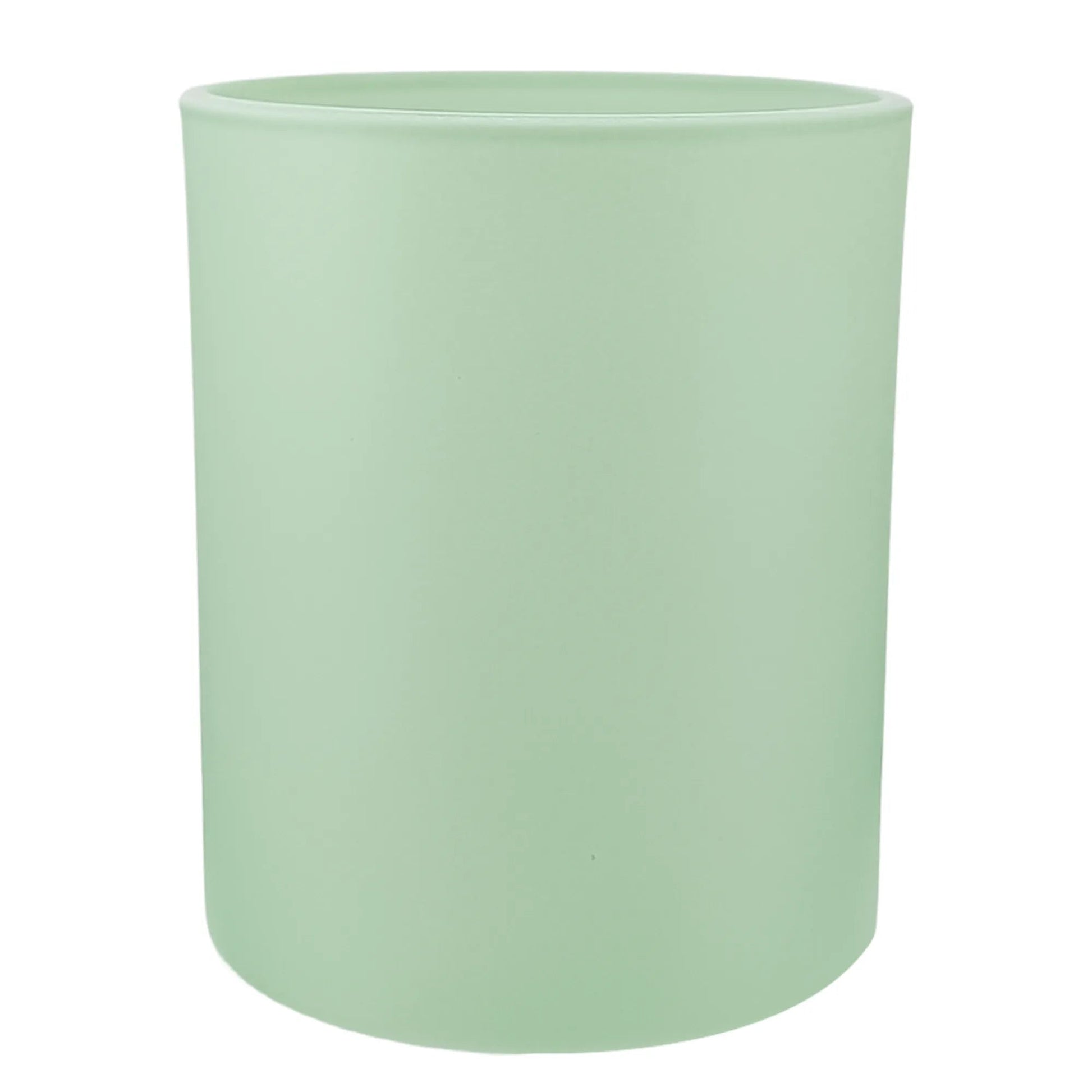 210ml - Mónaco Vaso de vidrio para velas - Frasco Verde Menta - Mate - Candle Craft