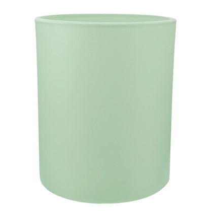 210ml - Mónaco Vaso de vidrio para velas - Frasco Verde Menta - Mate - Candle Craft