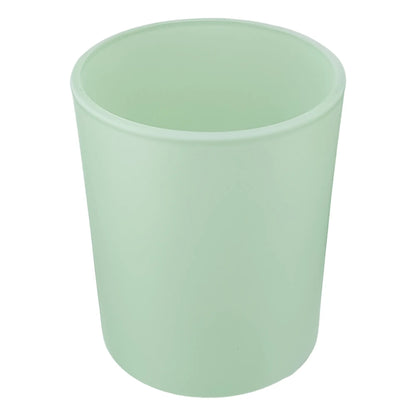 210ml - Mónaco Vaso de vidrio para velas - Frasco Verde Menta - Mate - Candle Craft