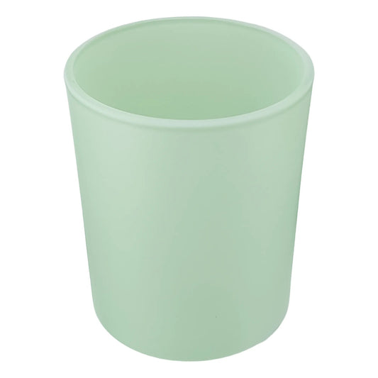 210ml - Mónaco Vaso de vidrio para velas - Frasco Verde Menta - Mate - Candle Craft