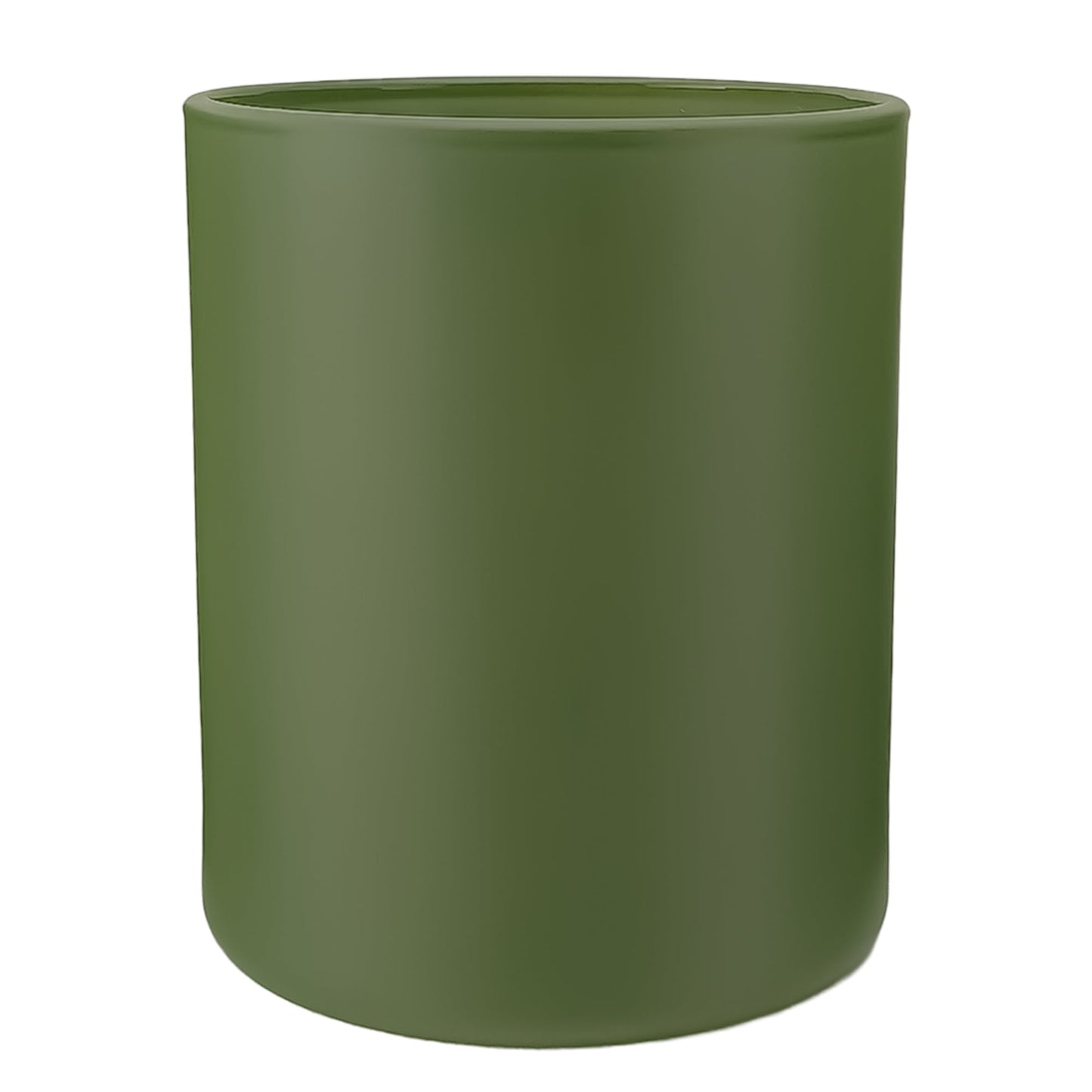 210ml - Mónaco Vaso de vidrio para velas - Frasco Verde Salvia - Mate - Candle Craft