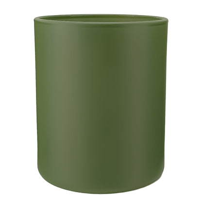 210ml - Mónaco Vaso de vidrio para velas - Frasco Verde Salvia - Mate - Candle Craft