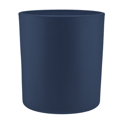210ml - Mónaco Vaso de vidrio para velas - Gris Carbón Mate - Candle Craft