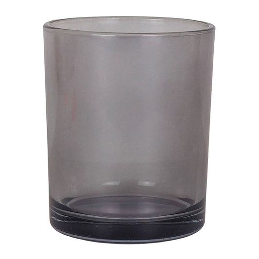 210ml - Mónaco Vaso de vidrio para velas - Gris Transparente - Candle Craft