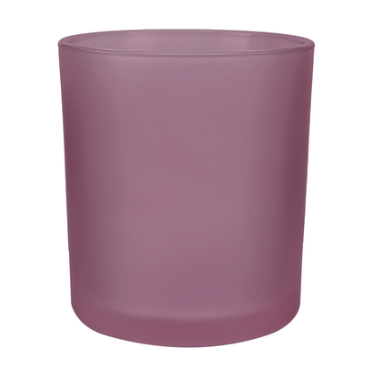 210ml - Mónaco Vaso de vidrio para velas - Morado Satinado - Candle Craft