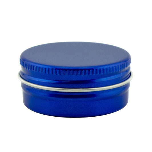 15ml - La Paz Pomadera Lata de Aluminio - Lata de Aluminio - Azul Marino
