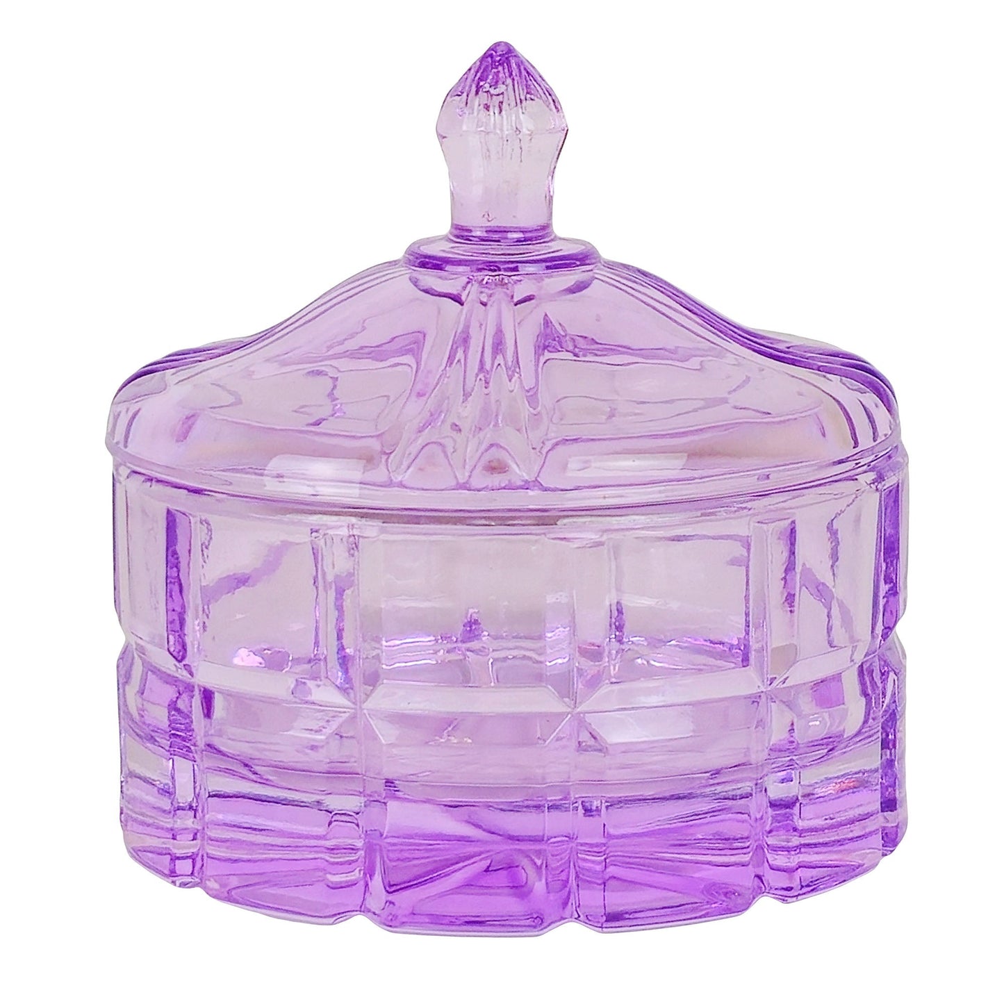 220ml - Cannes Vaso de lujo de vidrio para velas - Morado Brillante - Candle Craft