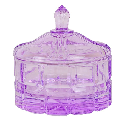 220ml - Cannes Vaso de lujo de vidrio para velas - Morado Brillante - Candle Craft