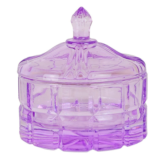 220ml - Cannes Vaso de lujo de vidrio para velas - Morado Brillante - Candle Craft
