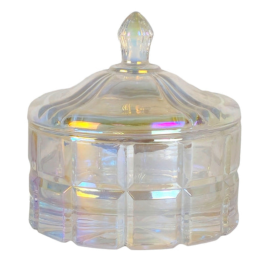 220ml - Cannes Vaso de lujo de vidrio para velas - Tornasol Brillante - Candle Craft