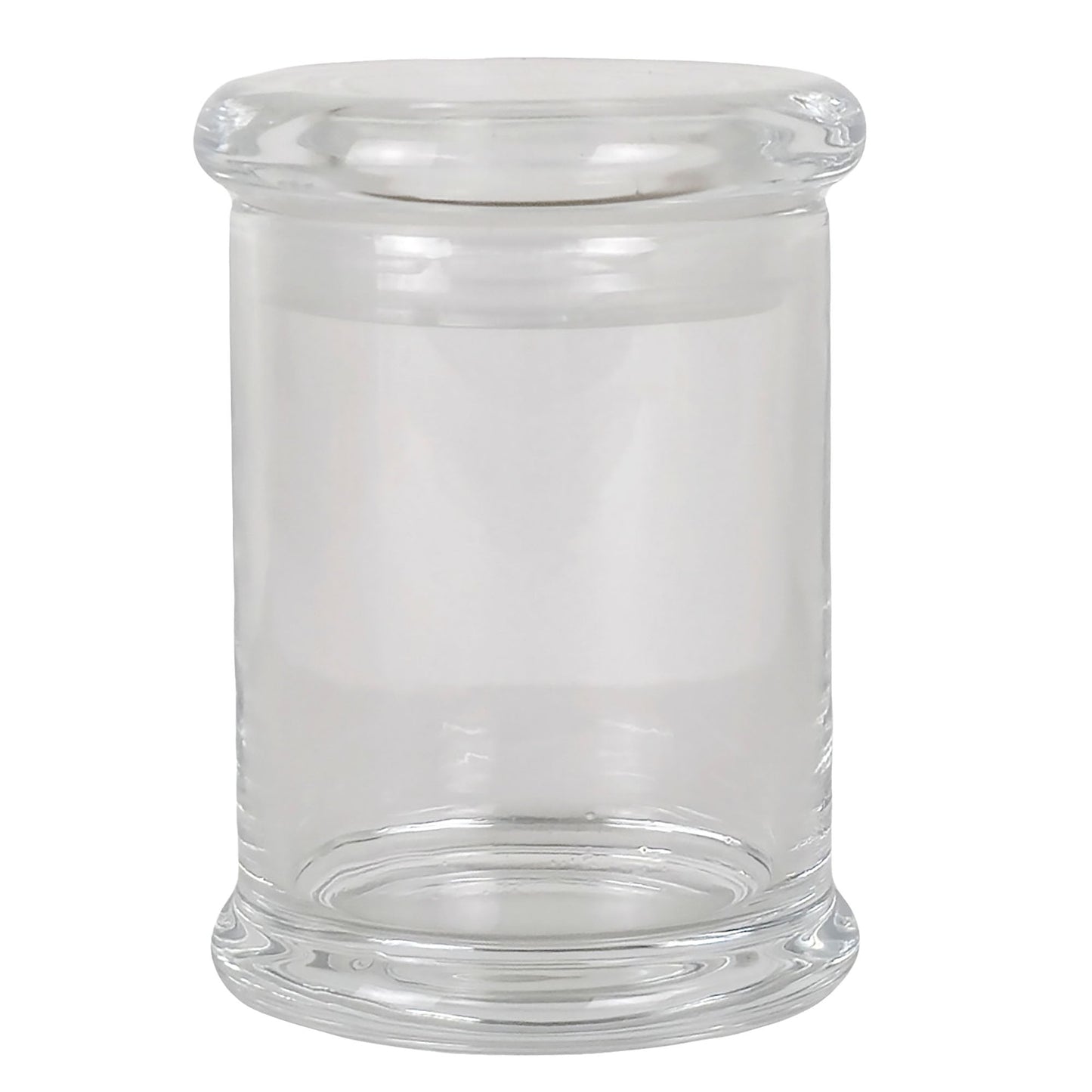 230ml - Atenas Vaso cilíndrico de vidrio para velas columna - Transparente - Candle Craft