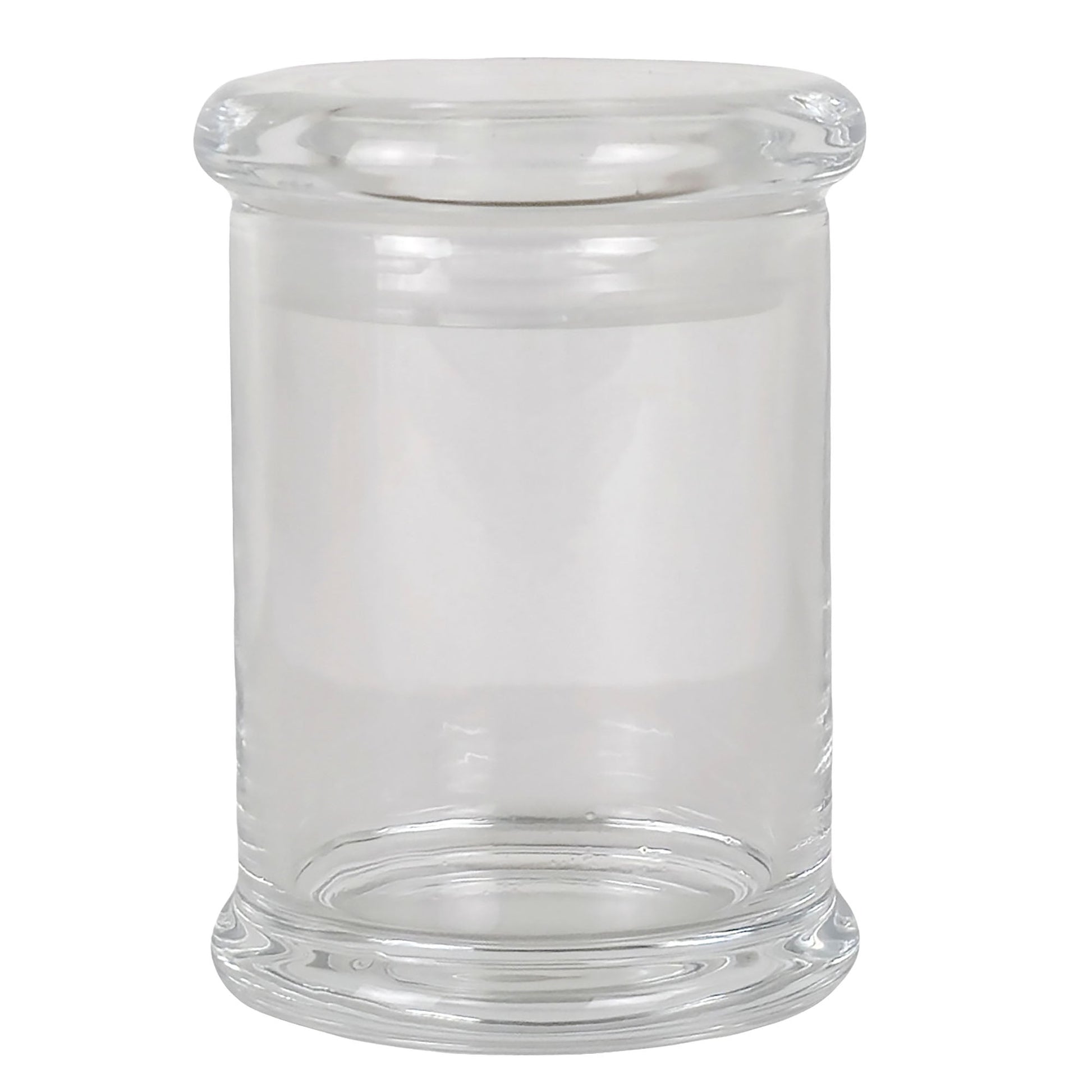 230ml - Atenas Vaso cilíndrico de vidrio para velas columna - Transparente - Candle Craft