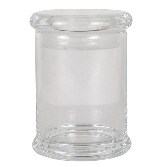 230ml - Atenas Vaso cilíndrico de vidrio para velas columna - Transparente - Candle Craft