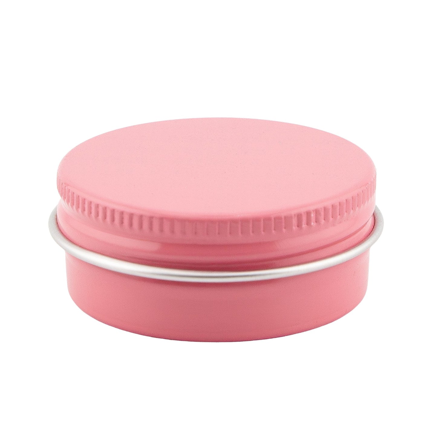 15ml - La Paz Pomadera Lata de Aluminio - Lata de Aluminio - Rosa Pastel