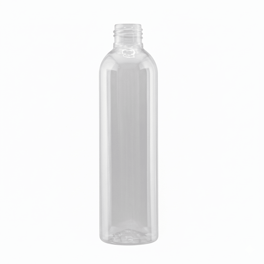 250ml Botella de Plástico PET - Rosca R-24 - Transparente - Candle Craft