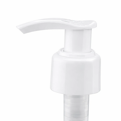 250ml Botella para Jabón Líquido - Recipiente con Dispensador / Dosificador para Baños Duchas - Transparente / Blanco - Candle Craft