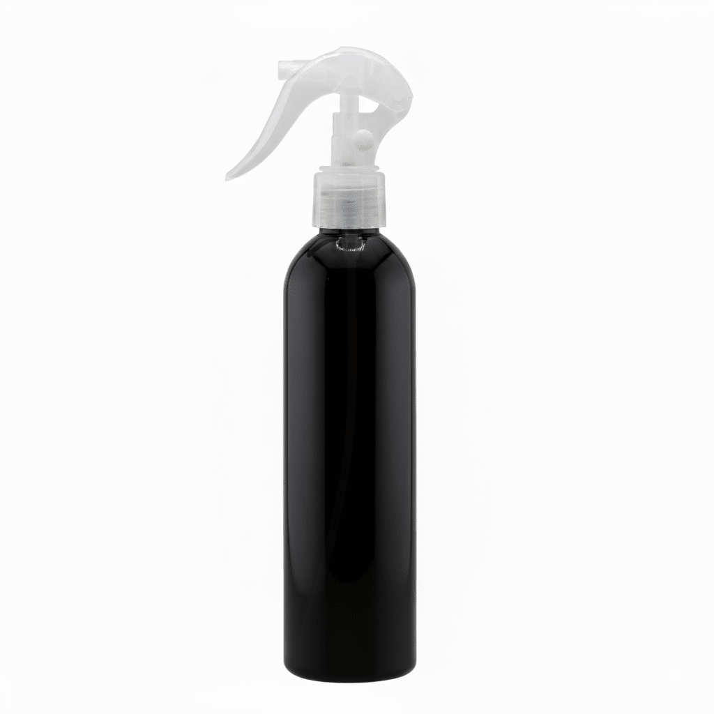 250ml - Botella para Room Spray - Recipiente para Spray Aromatizante para Casa – Disparo Brisa - Negro / Transparente - Candle Craft