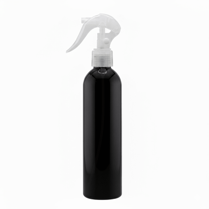 250ml - Botella para Room Spray - Recipiente para Spray Aromatizante para Casa – Disparo Brisa - Negro / Transparente - Candle Craft