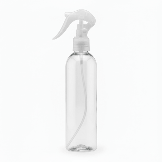 250ml - Botella para Room Spray - Recipiente para Spray Aromatizante para Casa – Disparo Brisa - Transparente - Candle Craft
