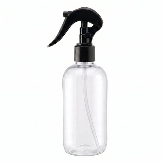 250ml Botella para Room Spray - Recipiente para Spray Aromatizante para Casa – Disparo Brisa - Transparente / Negro - Candle Craft