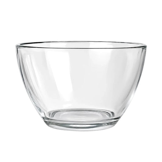 250ml - Mónaco Vaso de vidrio para velas - Frasco Ancho Mini Bowl Bol - Cristal Transparente - Candle Craft