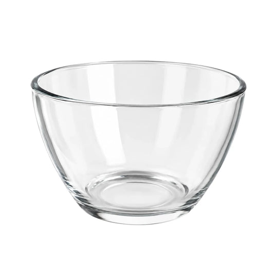 250ml - Mónaco Vaso de vidrio para velas - Frasco Ancho Mini Bowl Bol - Cristal Transparente - Candle Craft