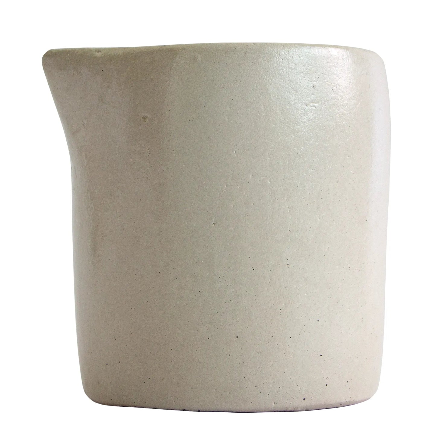 260ml - Carrara Vaso de Concreto para Velas de Masaje - Blanco - Candle Craft