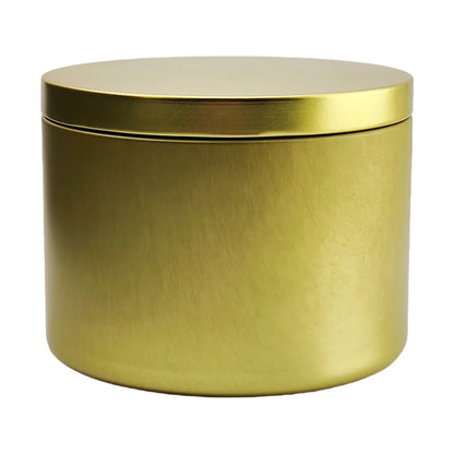 260ml - Tokio Lata de Aluminio Recto para velas - Dorado - Candle Craft