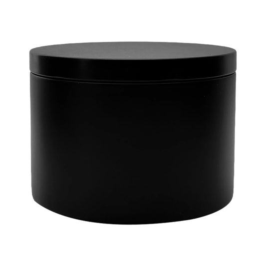 260ml - Tokio Lata de Aluminio Recto para velas - Negro Mate - Candle Craft