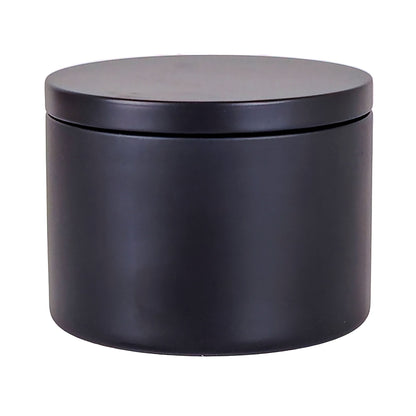 260ml - Tokio Lata de Aluminio Recto para velas - Negro Mate - Candle Craft