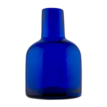 270ml - Florencia Botella Frasco para Difusor de Vidrio Soplado Artesanal - Azul Oscuro - Hecho a mano - Candle Craft